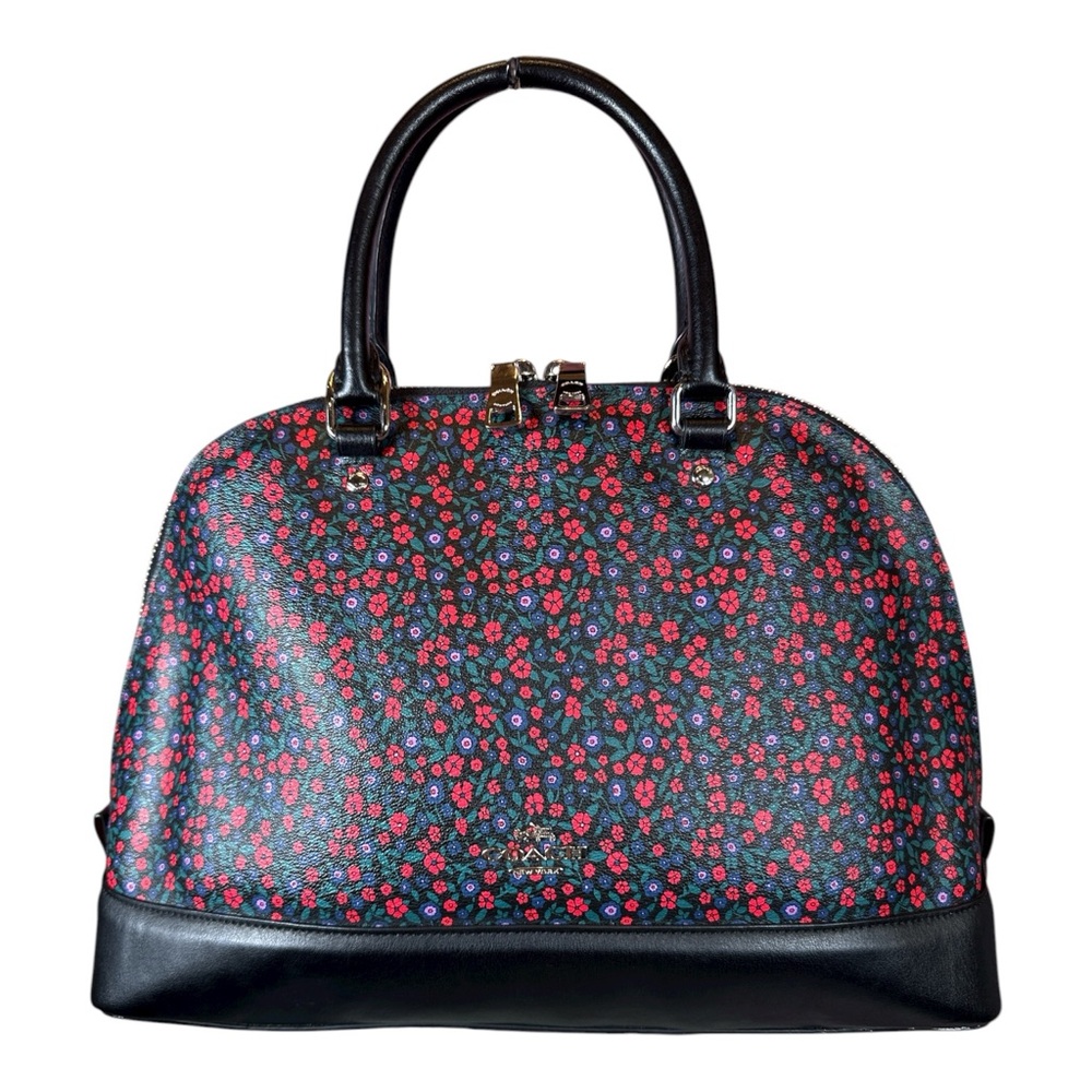 COACH Sierra Ranch Floral Dome Satchel Like New - Picture 3 of 15